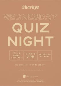 Wednesday Quiz Night! 3 Monday schnitzel night port lincoln hotel